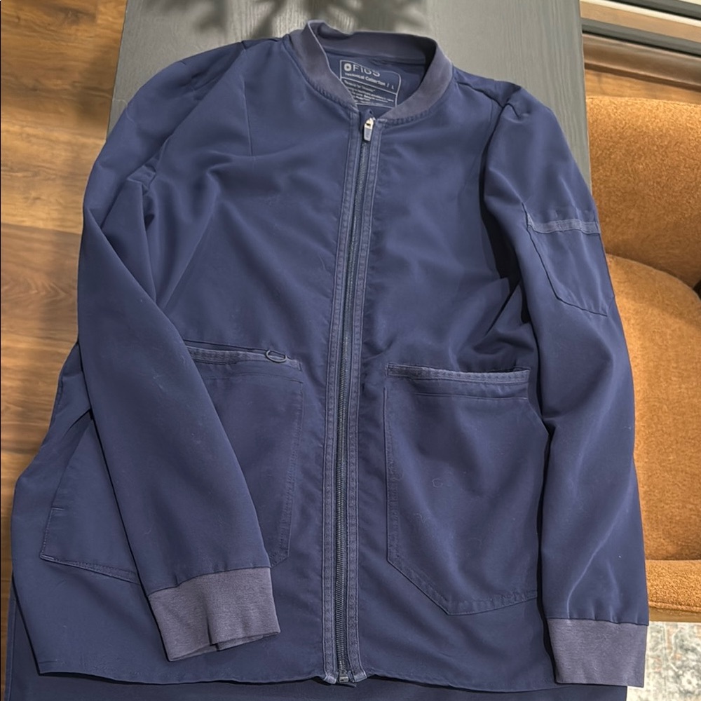 Navy Blue Figs Jacket